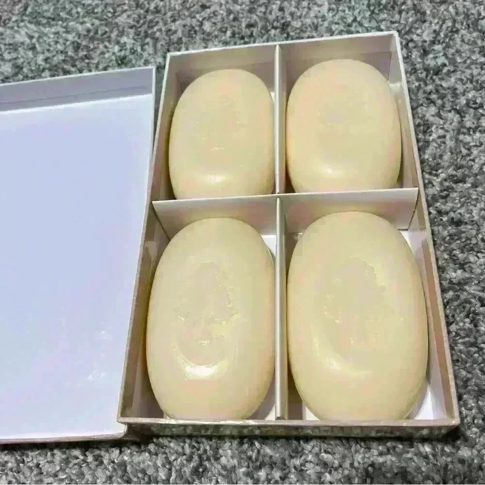 Olivia Care Bath and Body Bar Verbena Soap 4 Pack Gift Box Organic, Vegan & NIB